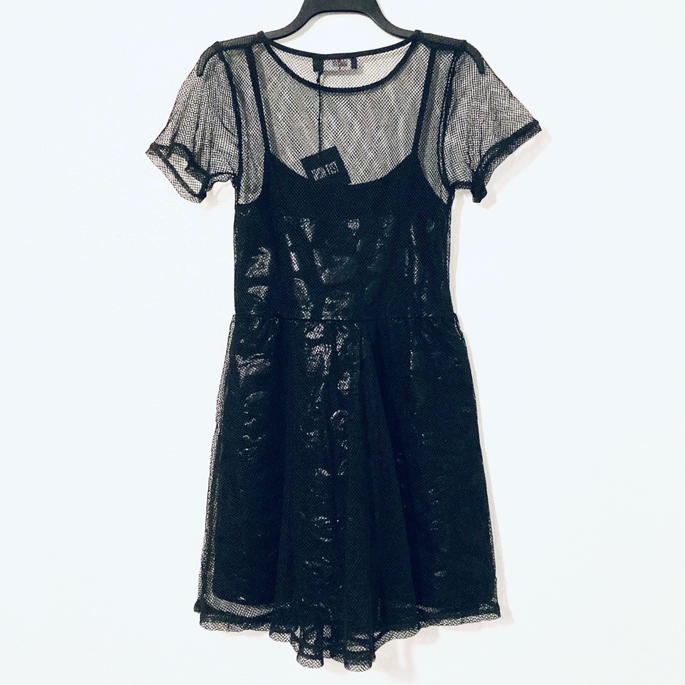 Iron Fist Skullz Club Mesh Dress (Black) - Picture 4 of 5